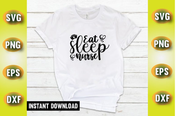 Eat Sleep Nurse Graphics for Crafts Blogs