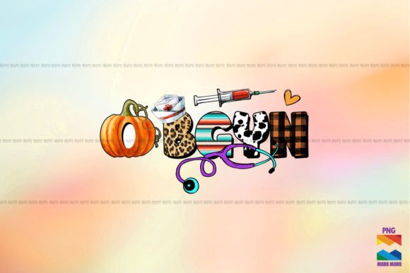 Fall Obgyn Nurse PNG: Graphics for Crafts