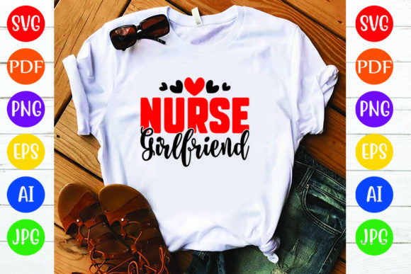 Nurse Girlfriend Graphics for Crafts