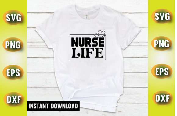 Nurse Life Graphics for Crafts & Branding