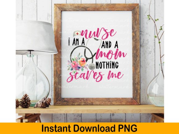Nurse Mom Png: Graphics for Crafts