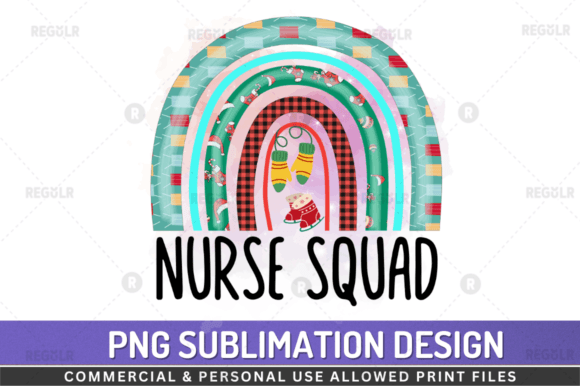Nurse Squad Sublimation Design: A Designer’s Take
