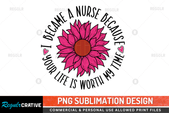 Nurse Sublimation Graphics for Crafts