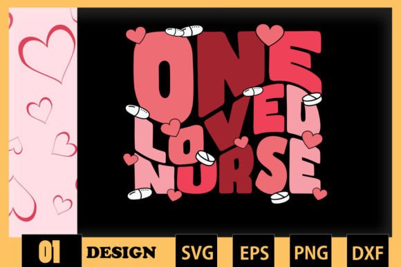 One Loved Nurse Valentines: Graphics for Crafts