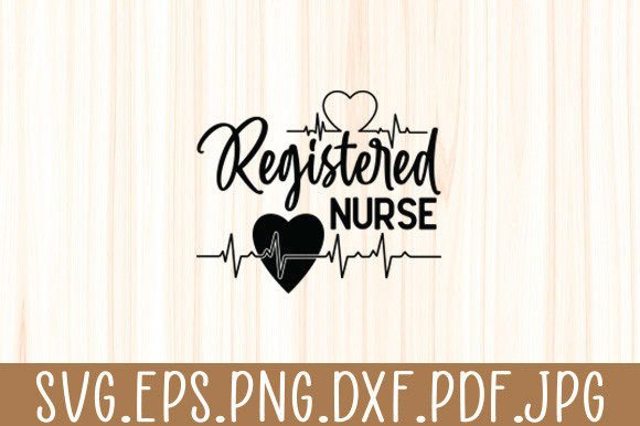 Registered Nurse RN Colorful Leopard Graphics for Crafts