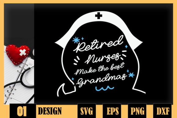 Retired Nurse Grandmas: Graphics for Crafts