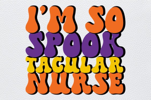 Retro Spooktacular Nurse Graphics for Crafts