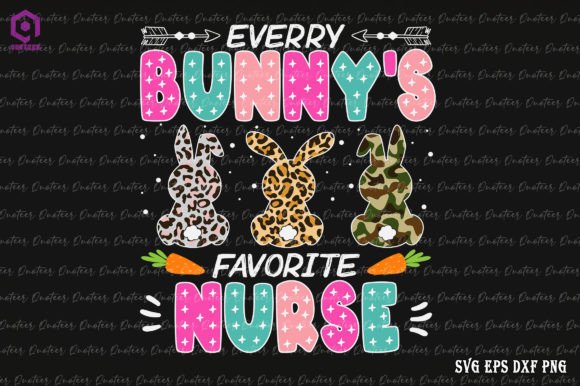 Reviewing Every Bunnys is Favorite Nurse Easter Design